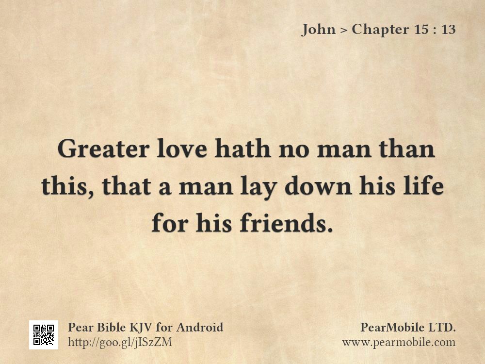 John, Chapter 15:13